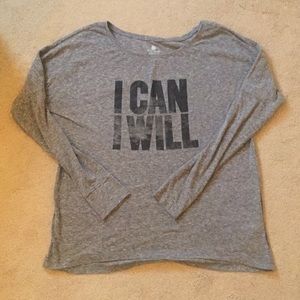 Old Navy active “I Can I Will” graphic
